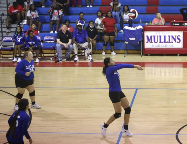 Marion volleyball sweeps Mullins on the road