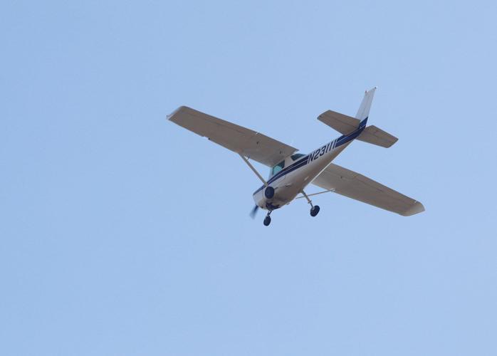 Mullins fighter pilot Troy flies home to talk aviation with children