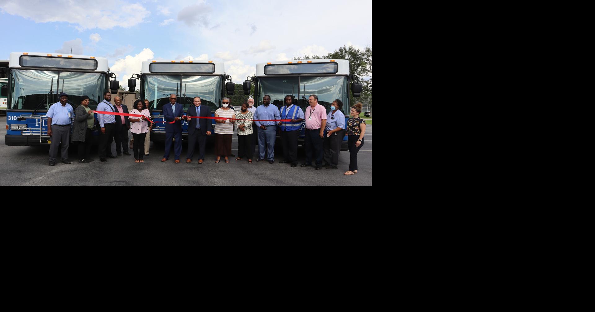 PDRTA launches three new buses with a ribbon cutting