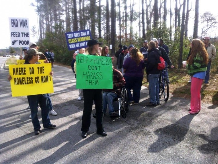 Dozens Of Homeless Protest In Myrtle Beach | Local News | Scnow.com