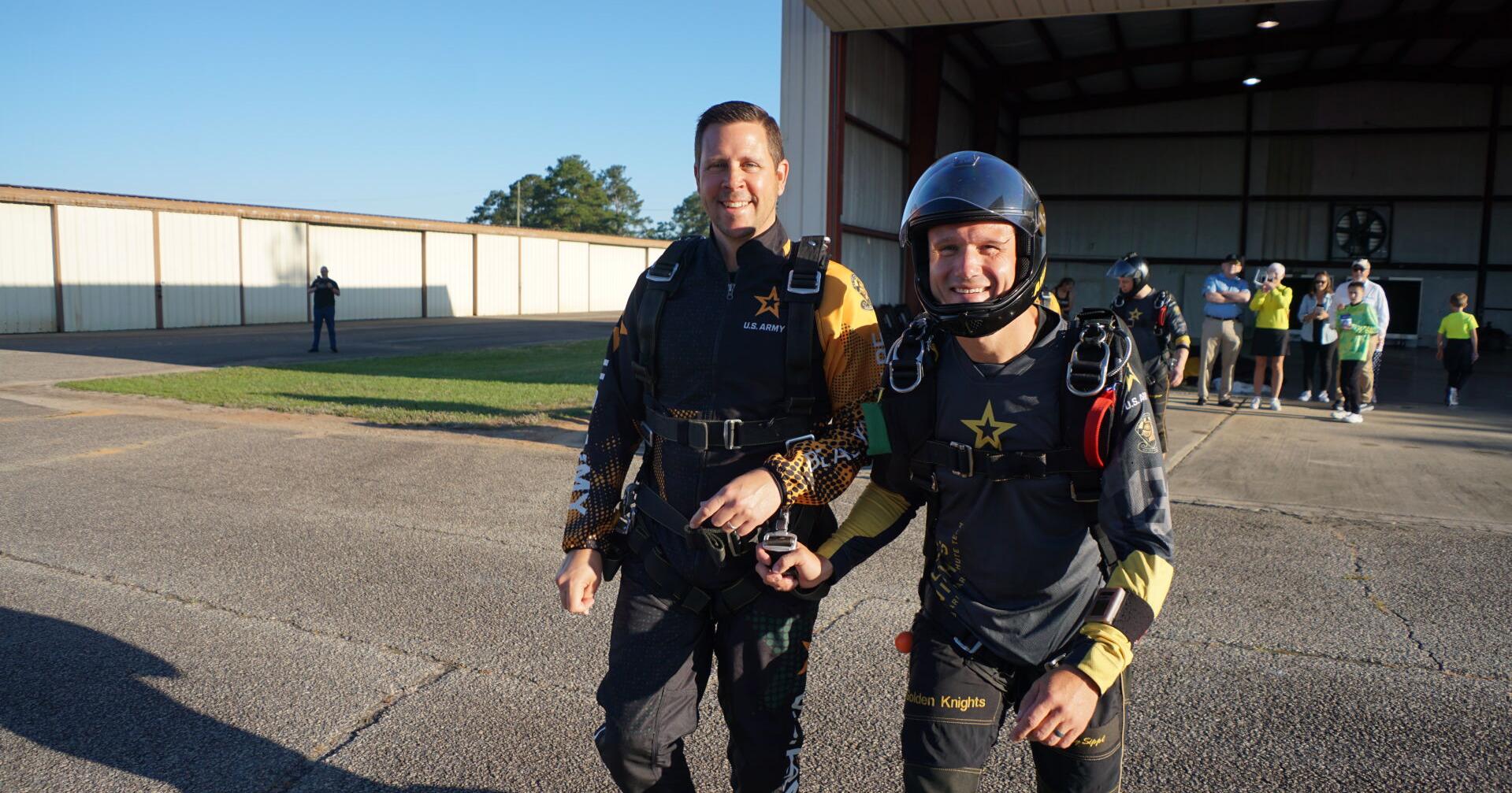 Darlington track president jumps for military appreciation - Vimarsana News