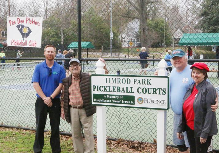 New Pickleball courts dedicated at Timrod Park