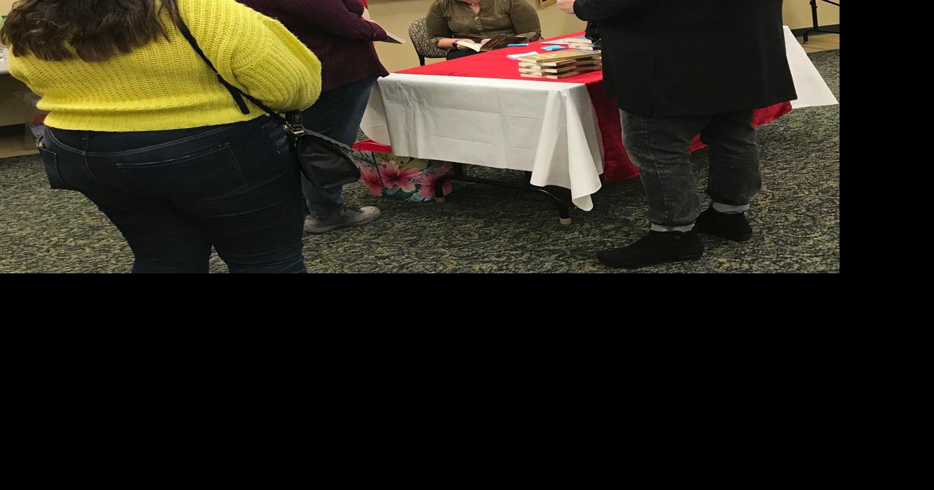 Pamplico author conducts book launch in library