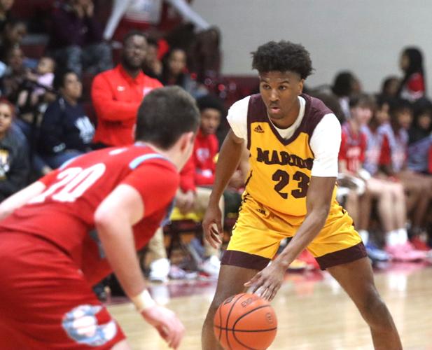 Marion cruises 63-37 over Central in playoff opener