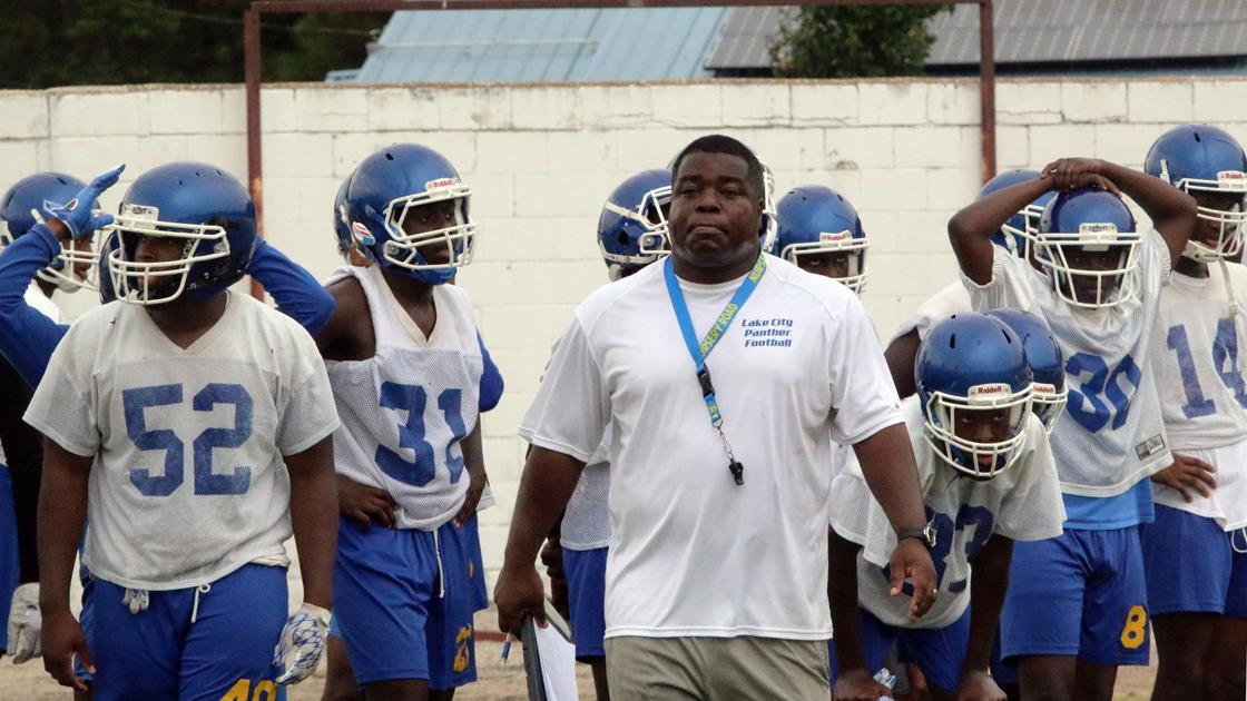 Lake City High School Football Practice Gallery