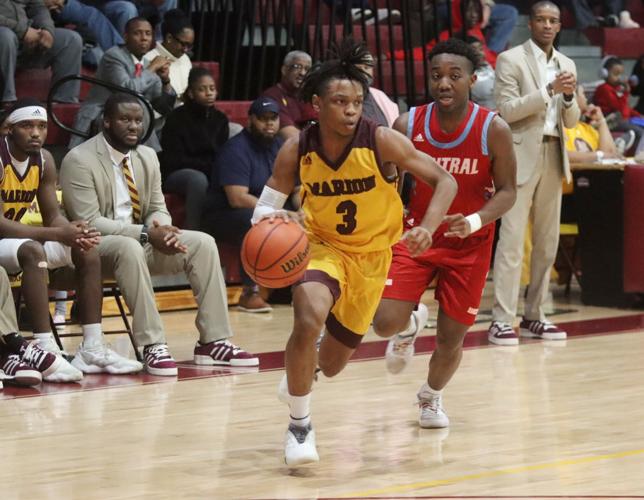 Marion cruises 63-37 over Central in playoff opener