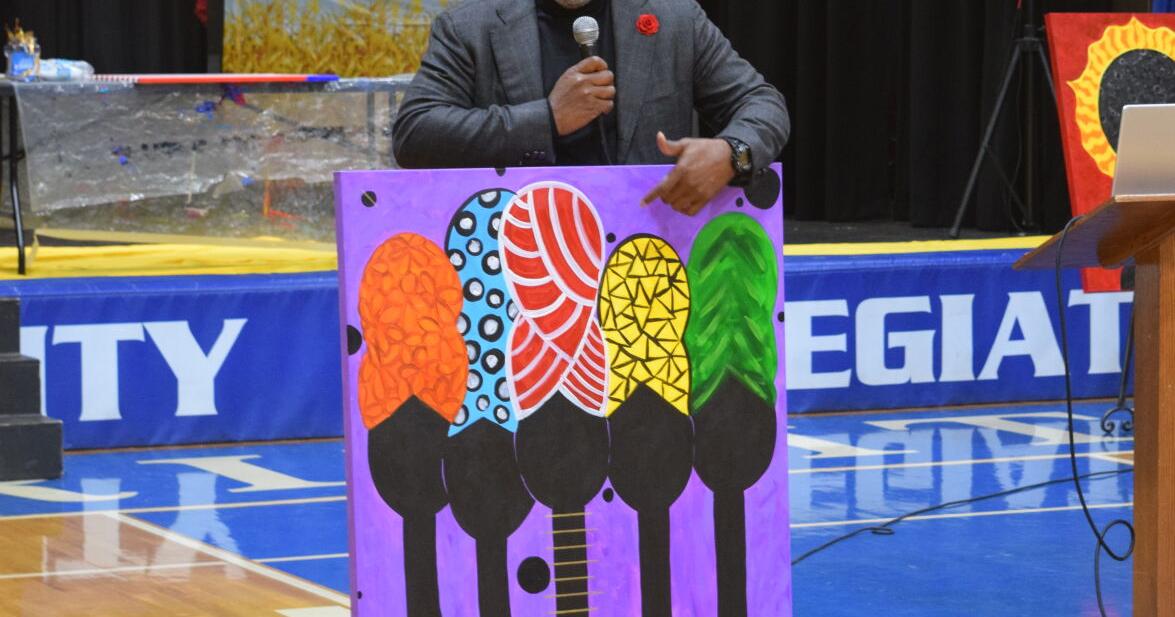 McFadden speaks to Trinity Collegiate students - Vimarsana News