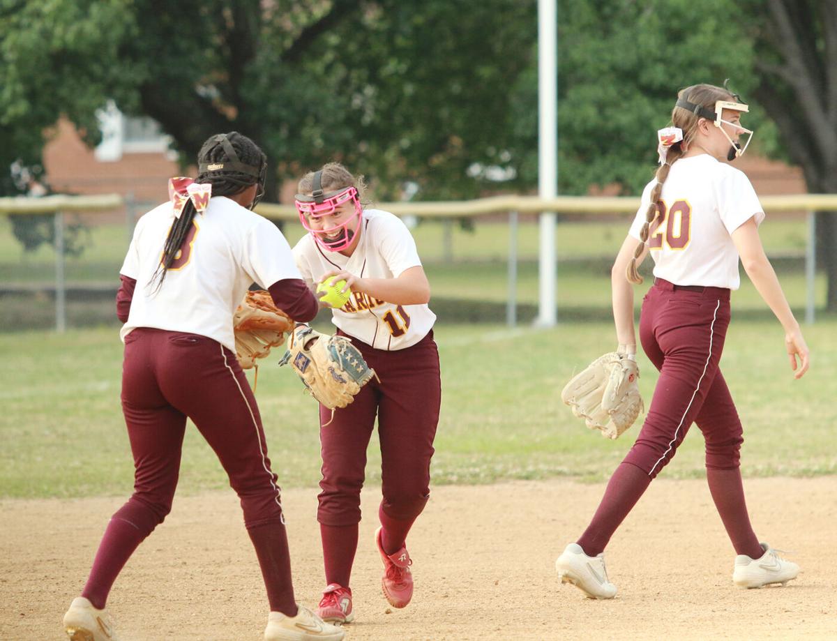 Marion softball defends home 62 over Woodland in Class 2A playoffs