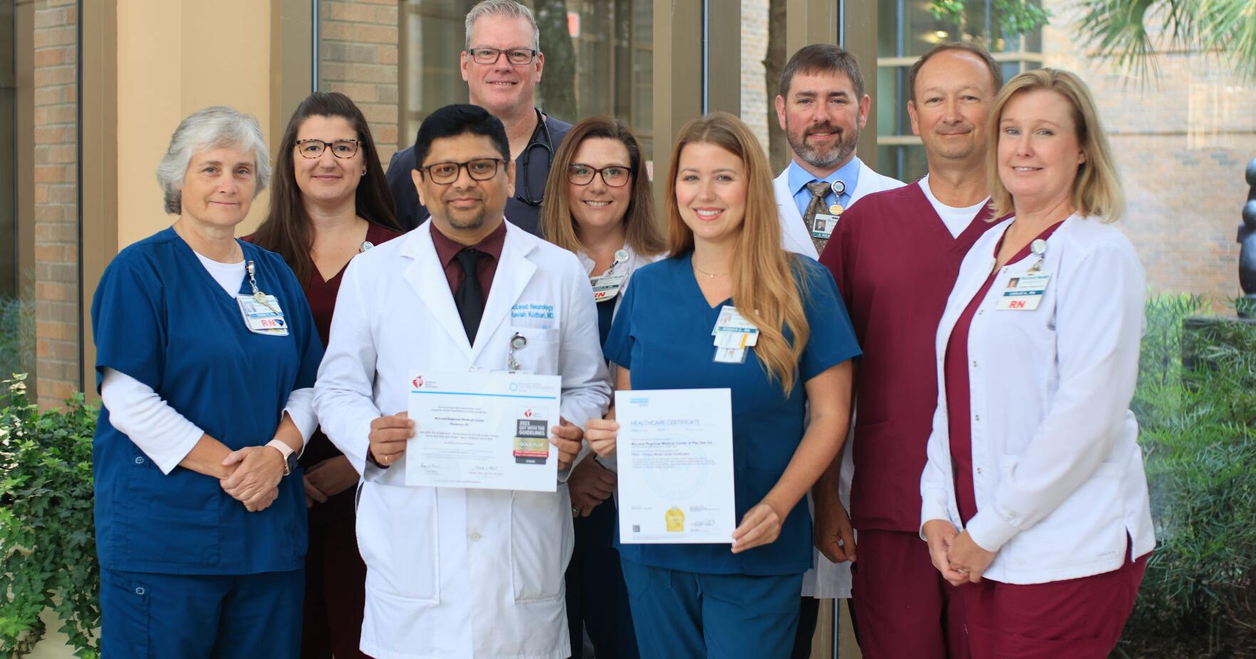 McLeod recognized for providing high-quality stroke care - Vimarsana News