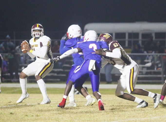 Marion shuts out rival Mullins 48-0 in 15th annual Anderson Brothers Bank Tobacco Bowl