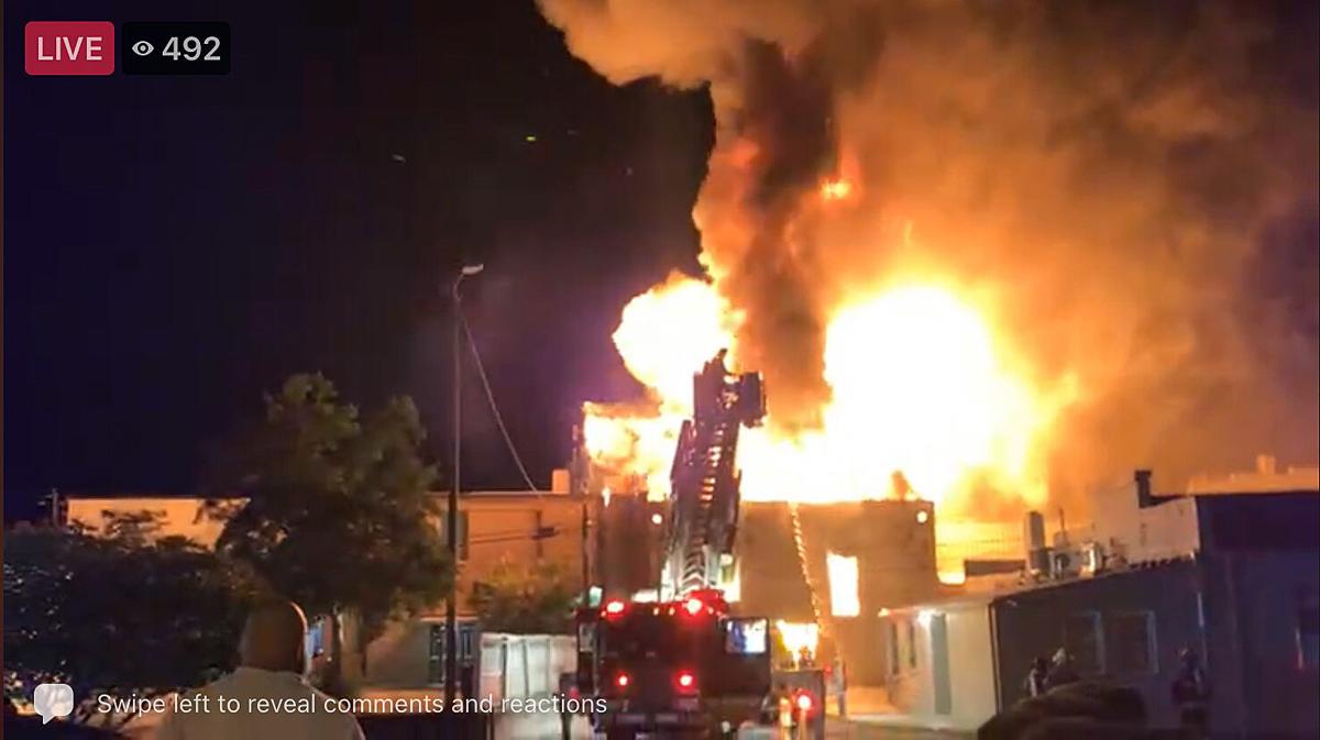 Downtown Darlington Fire