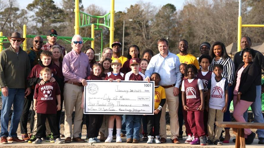 Rep. Atkinson presents Marion sports complex $450,000 in funding
