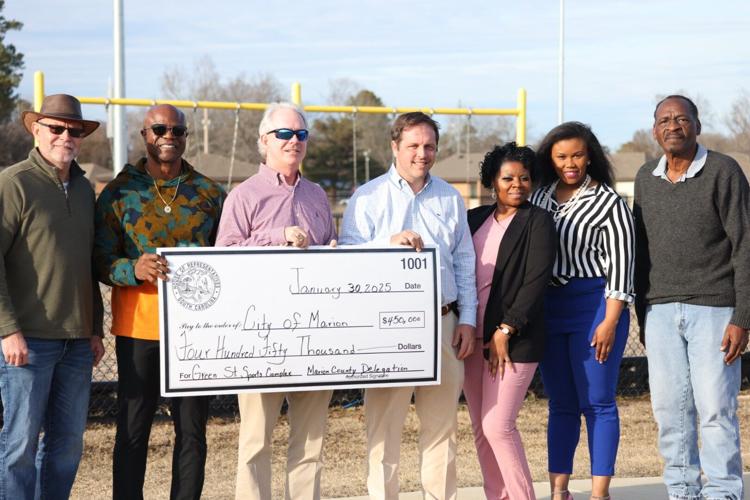 Rep. Atkinson presents Marion sports complex $450,000 in funding