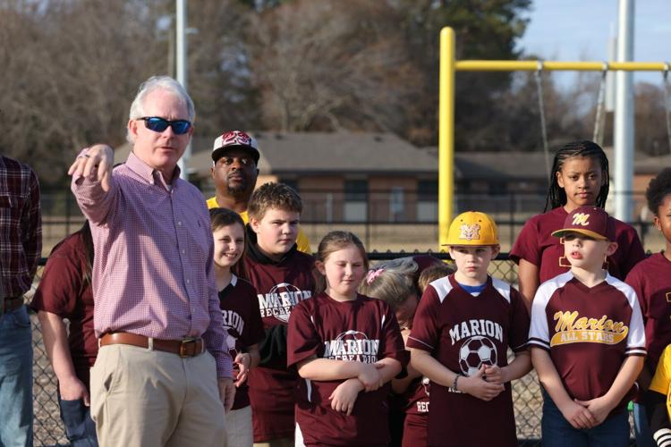 Rep. Atkinson presents Marion sports complex $450,000 in funding