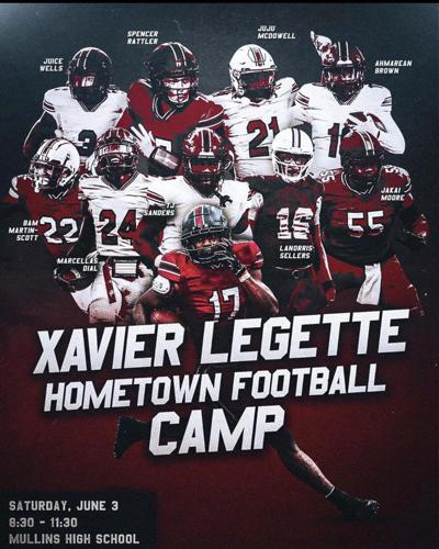 Gamecocks wide receiver Legette bringing football camp back to Mullins on June 3