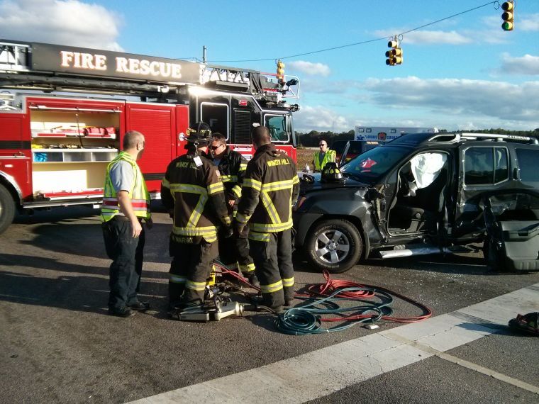 One injured in Freedom Boulevard, National Cemetery Road crash