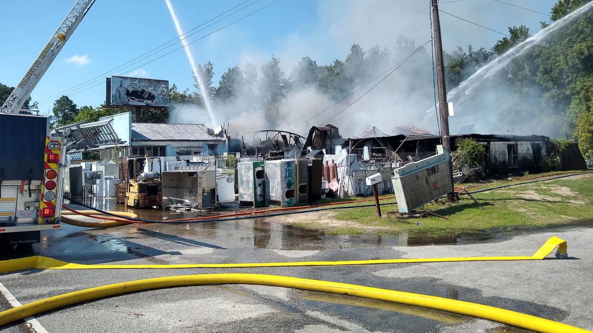 Darlington fire sends firefighters for treatment, closes US 52