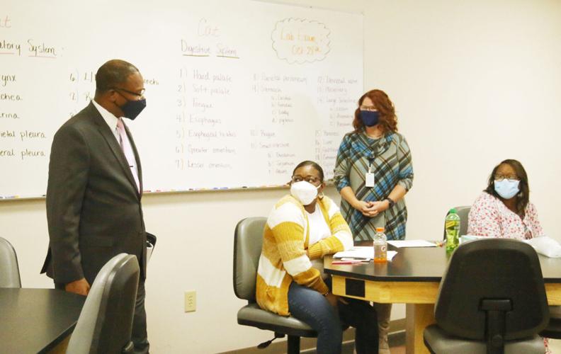 Florence-Darlington Technical College president visits Mullins campus