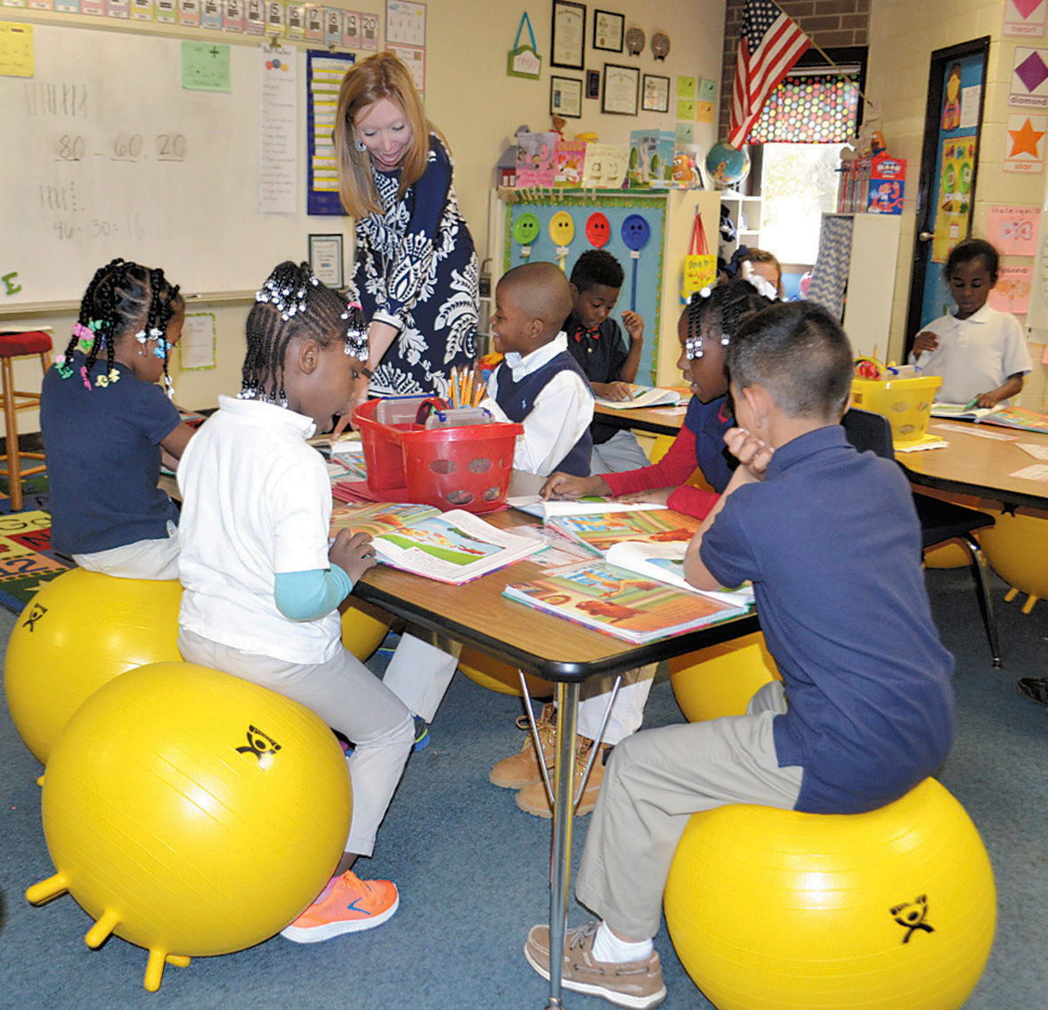 Theodore Lester Elementary students in Florence are on the ball