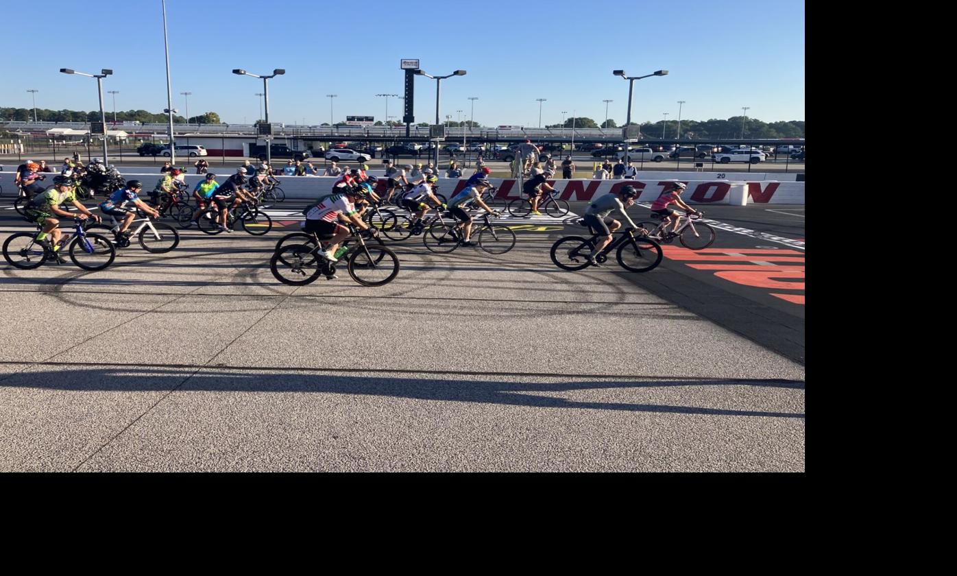 FCA cycling event at NASCAR Darlington raceway in January