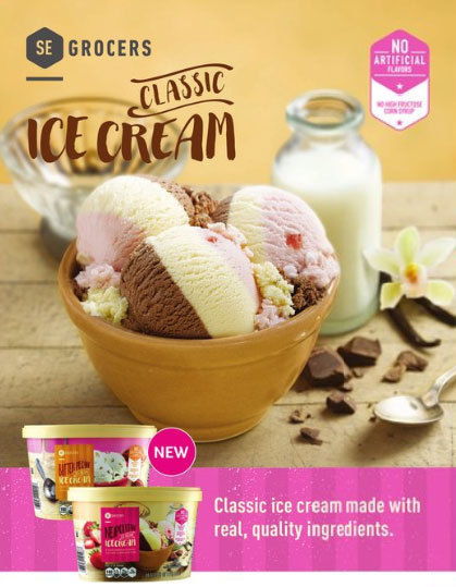 Private label ice cream