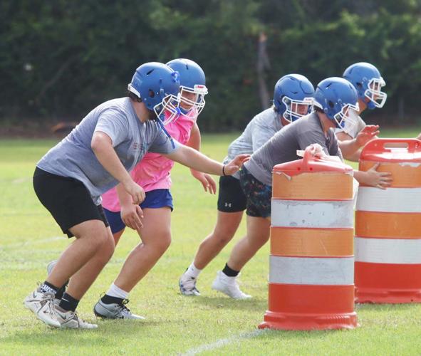 Pee Dee Academy Football Practice