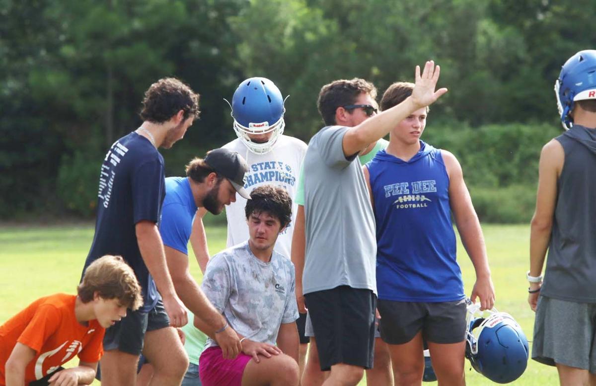 Pee Dee Academy Football Practice