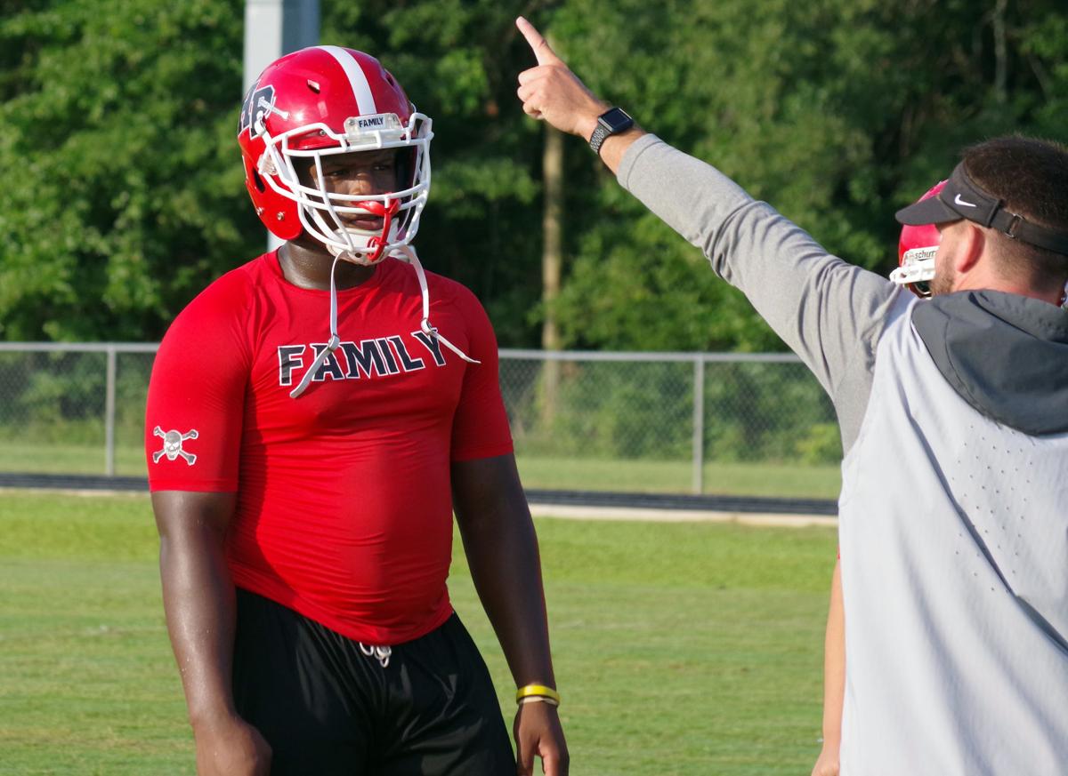 HannahPamplico High School Football Practice