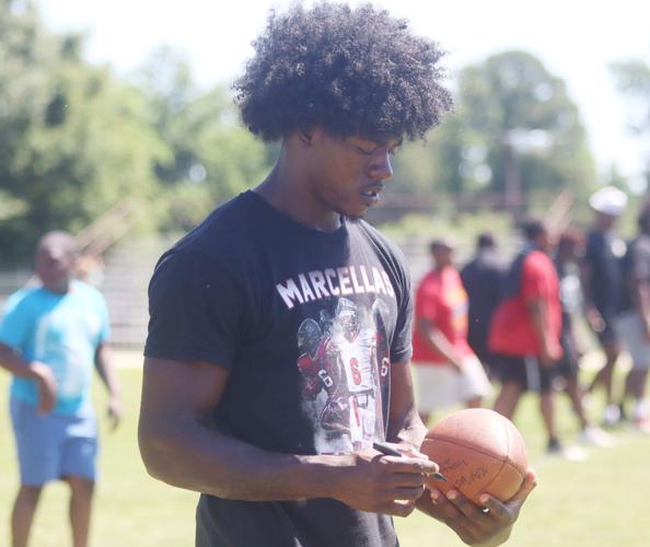 More than 347 children attend Gamecocks football’s Xavier Legette camp in Mullins