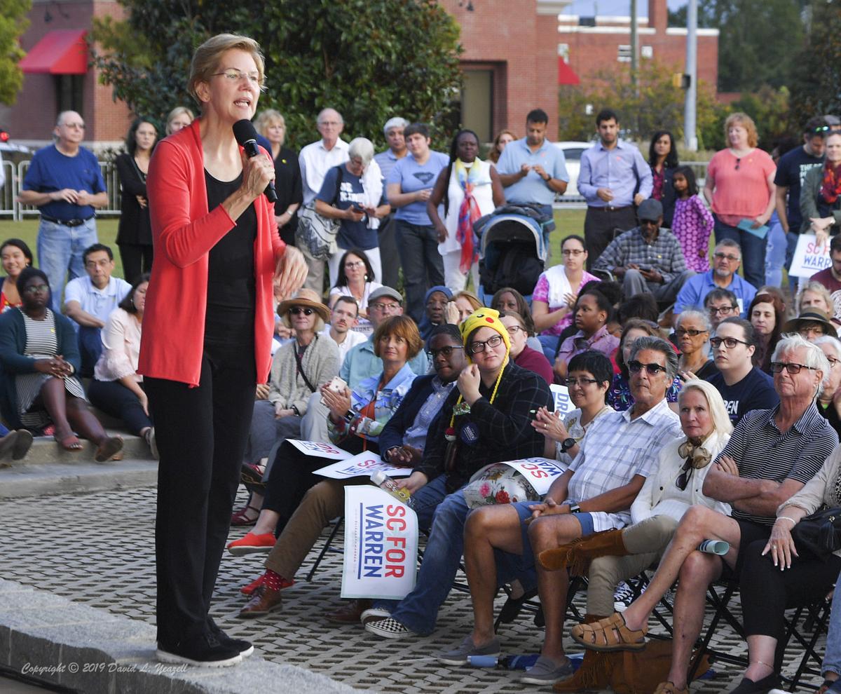 Elizabeth Warren campaigns in Florence, South Carolina