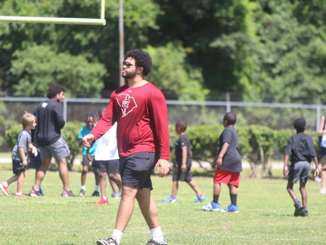 More than 347 children attend Gamecocks football’s Xavier Legette camp in Mullins