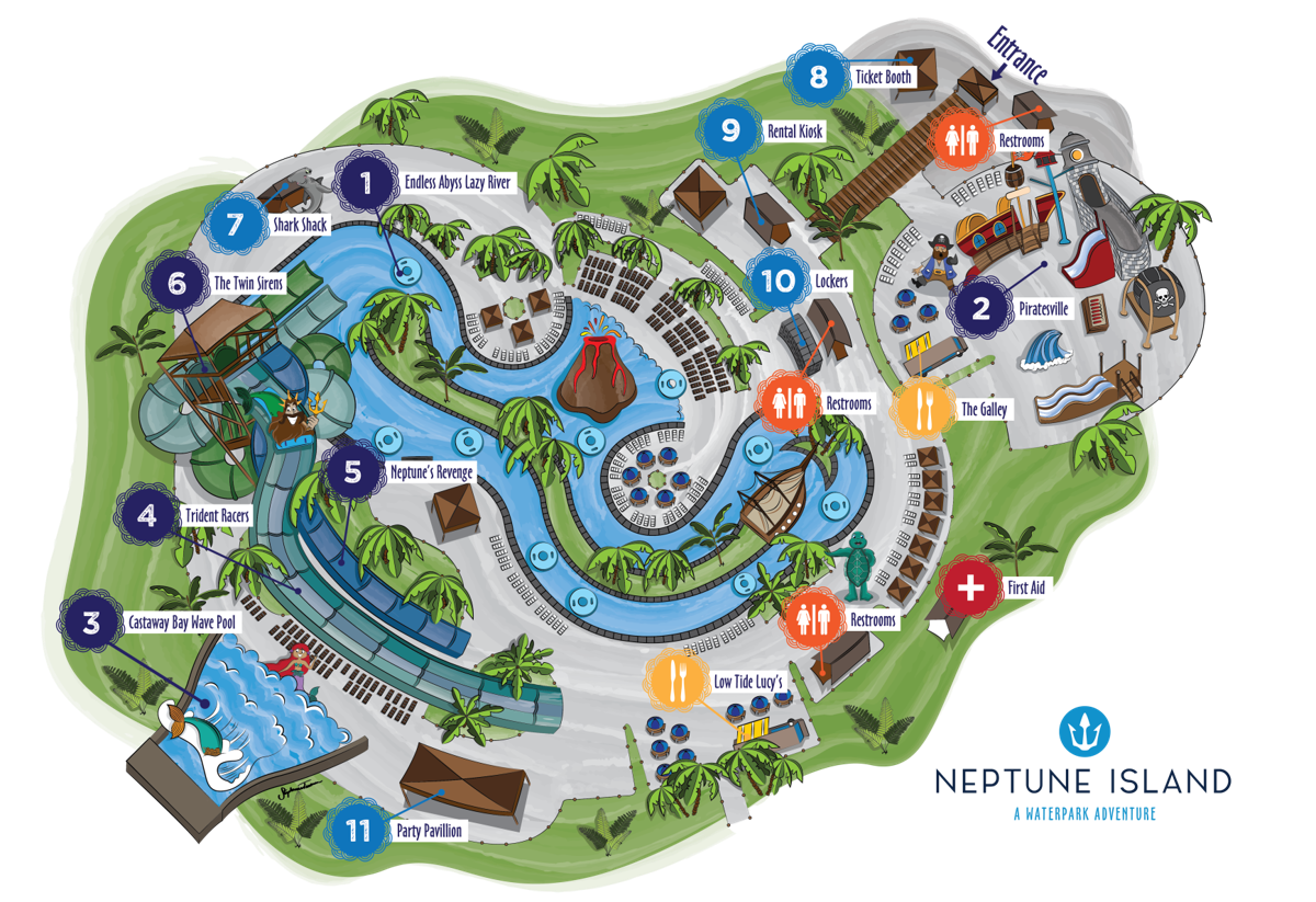 The Big Splash Hartsville S Neptune Island Waterpark Has