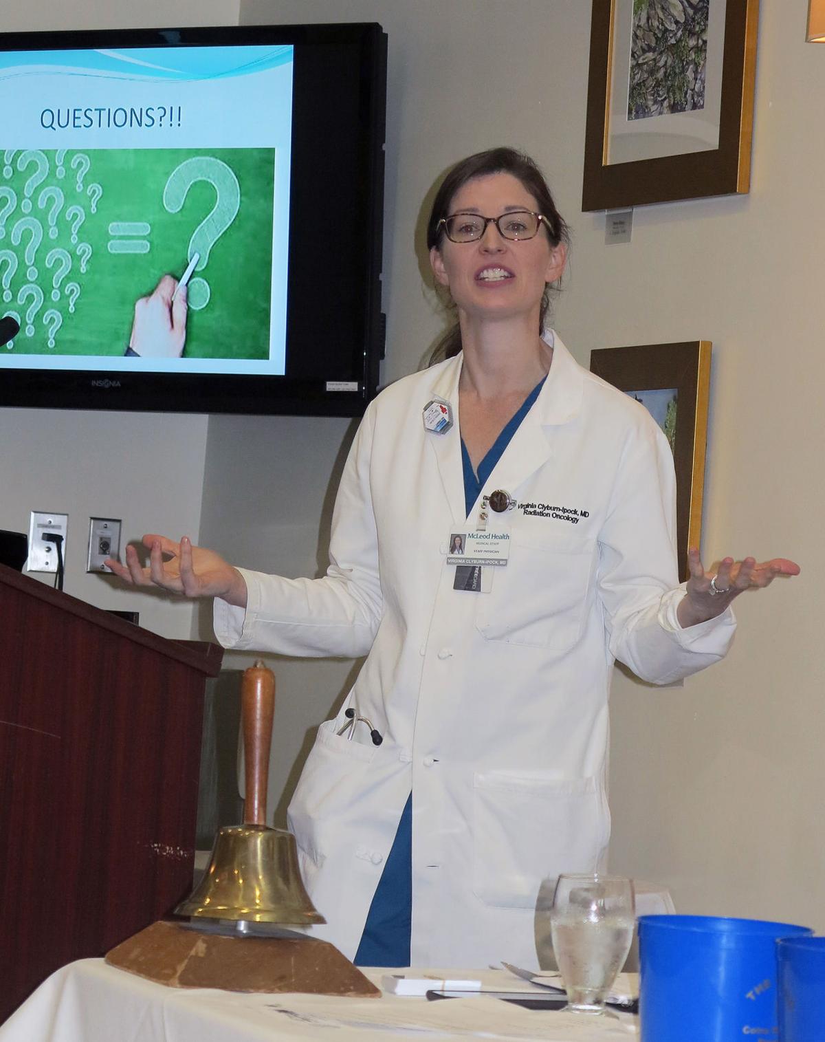 Rotarians Learn About Radiation S Impact On Cancer Health Scnow Com