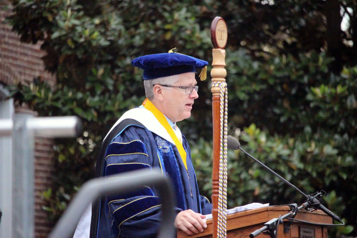 Coker holds last college gradation