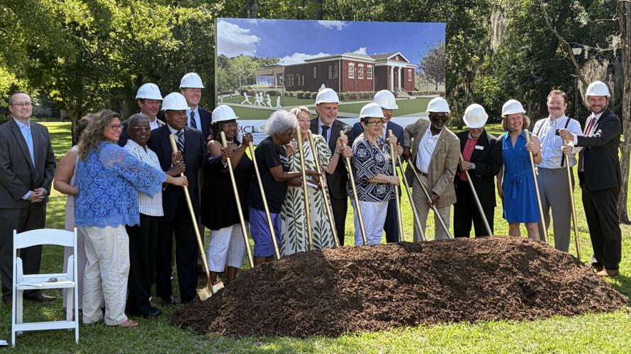 Marion County Library expansion groundbreaking