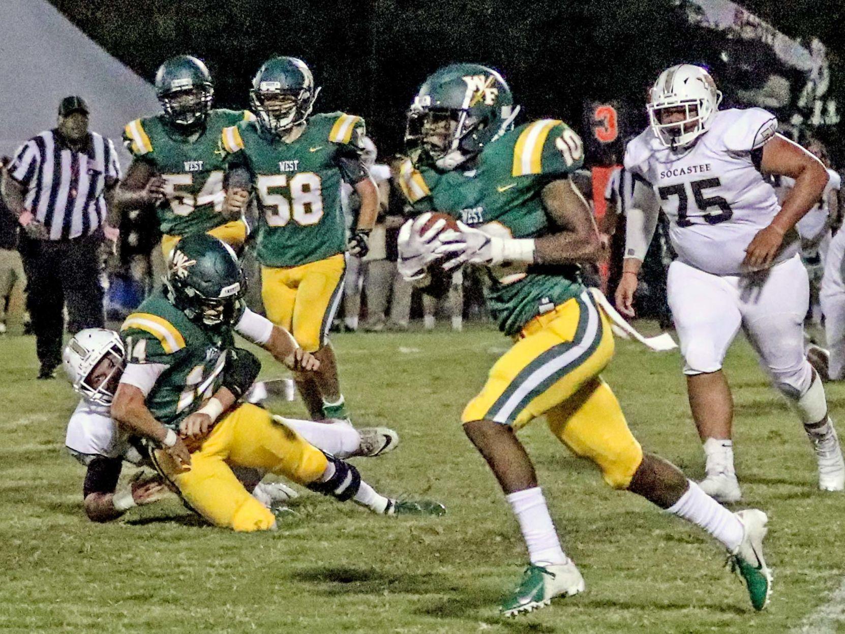Pee Dee prep football stat leaders, October 31, 2019