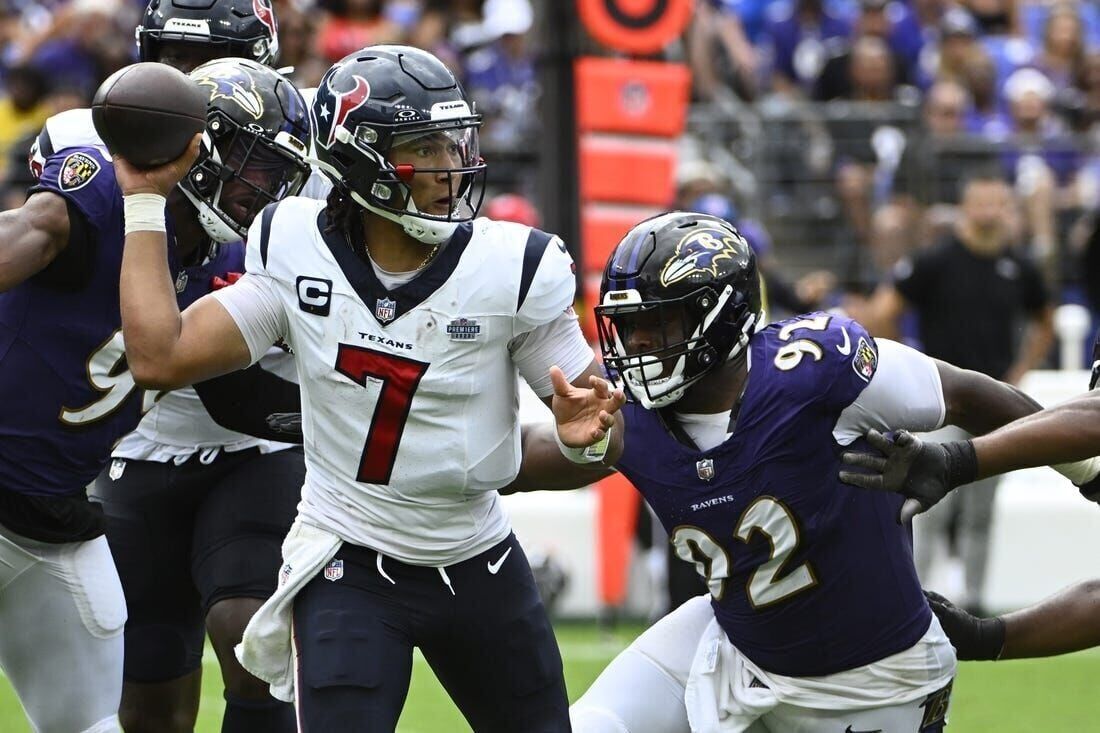 Ravens beat Texans 25-9, but will be without running back J.K. Dobbins for  the rest of the season, Local