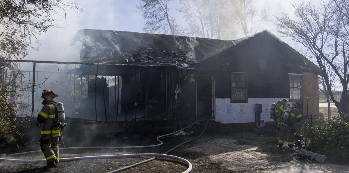 House badly damaged by fire in Florence