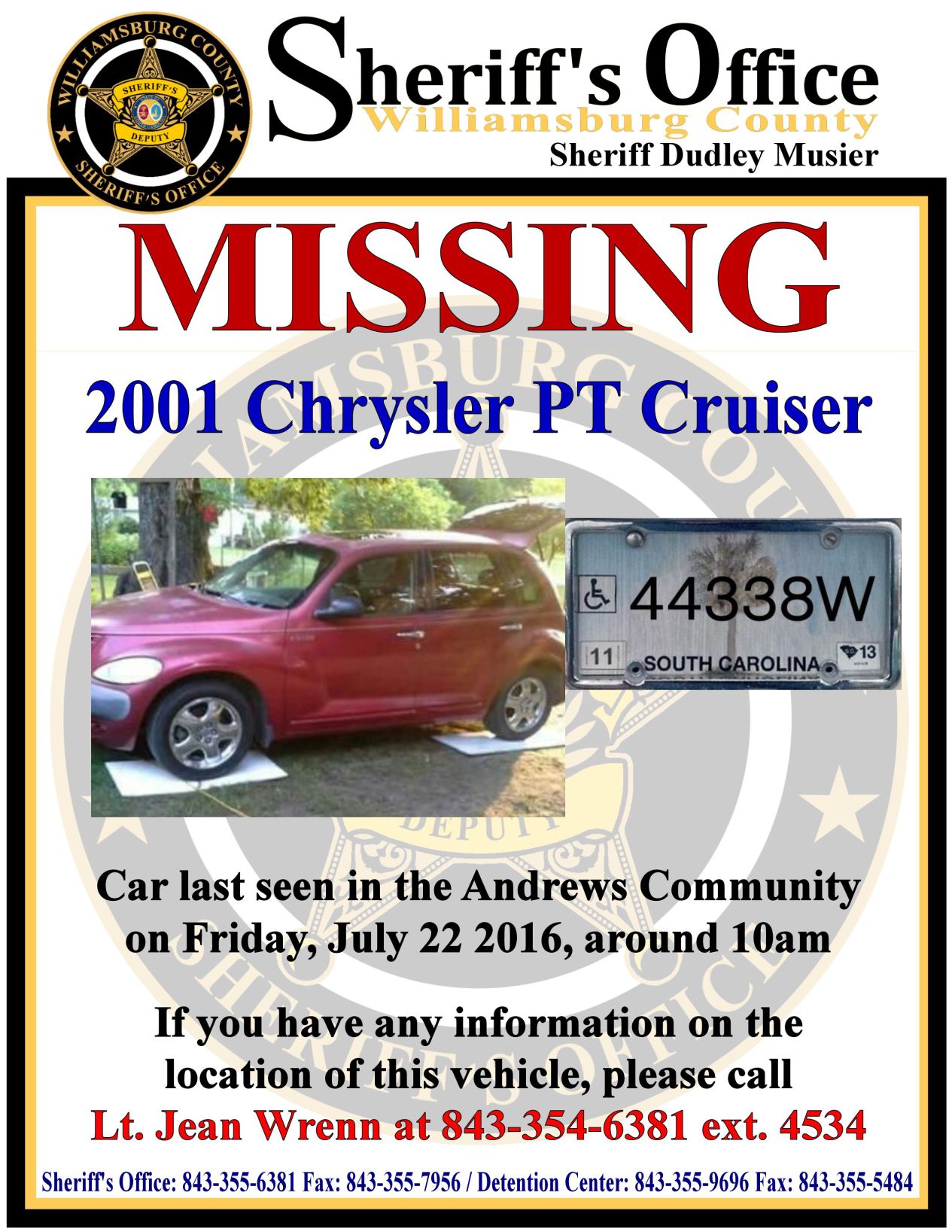 Law Enforcement Officers Continue To Search For Missing Car Related To ...