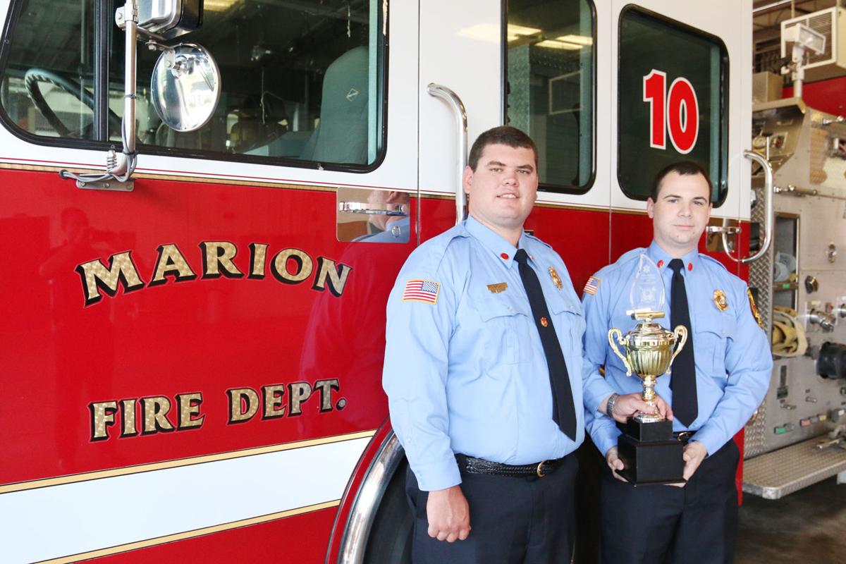Marion Fire Department duo earns state EMT award Local News