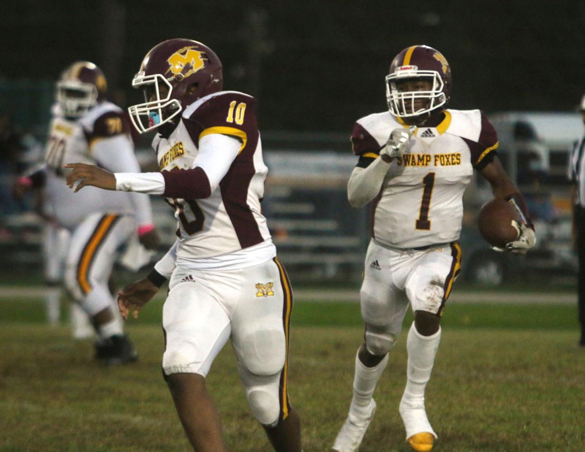 Marion Cruises To 34 0 Win Over Rival Mullins High School Scnow Com marion cruises to 34 0 win over rival