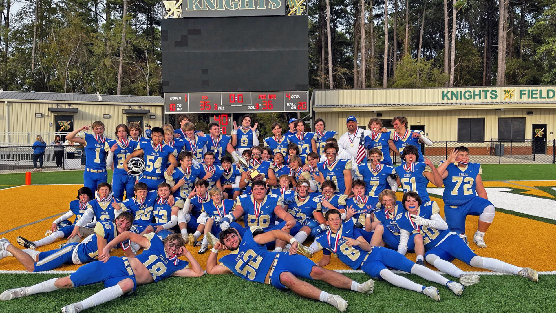 Pee Dee Academy Wins SCISA Class 3A Football Crown