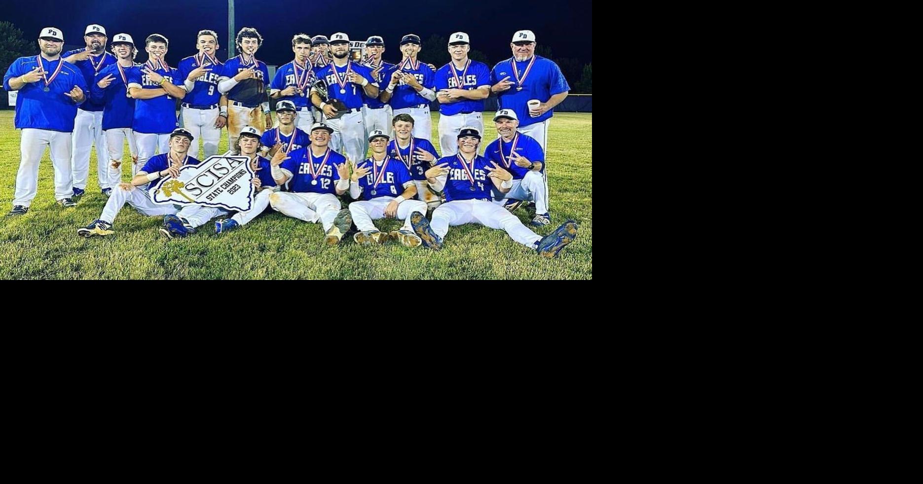 Pee dee academy baseball wins back to back scisa state championships