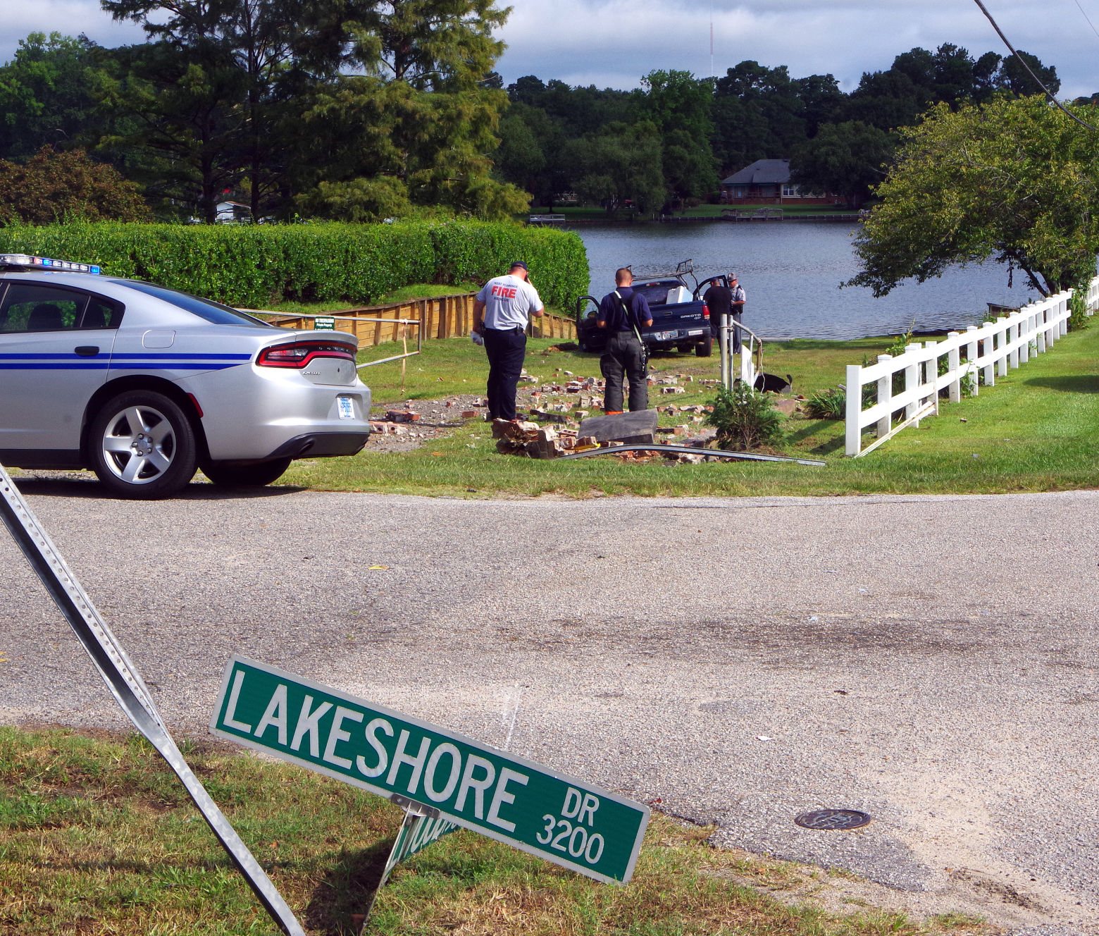 Driver Escapes Injury In Knollwood Road Crash