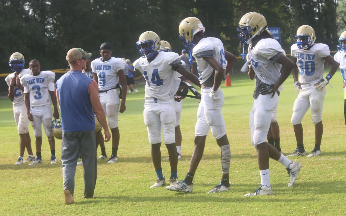 Lake View Football Practice Gallery