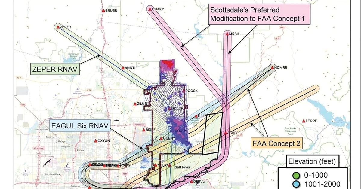 Scottsdale, FAA still at war over flight paths | City News | scottsdale.org