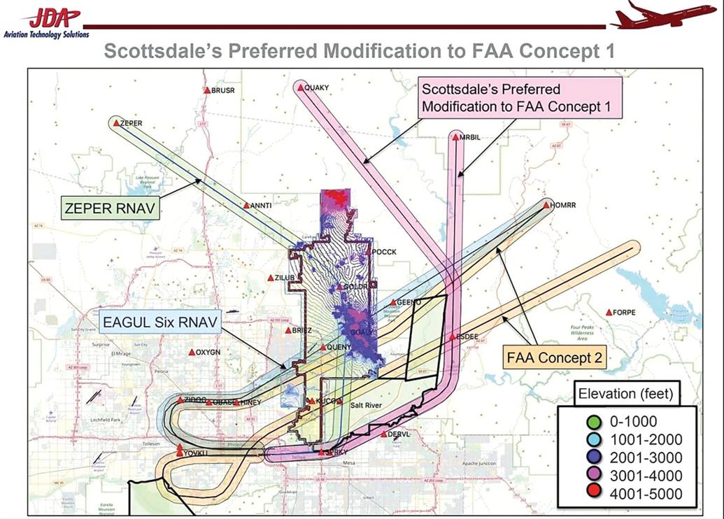 Scottsdale, FAA still at war over flight paths City News
