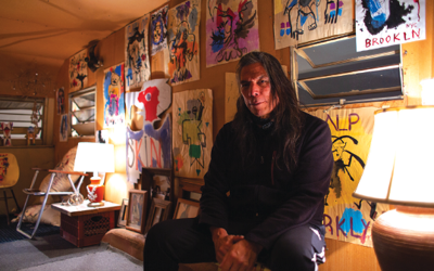 Native American artist Brad Kahlhamer