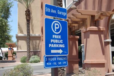 Parking in downtown Scottsdale
