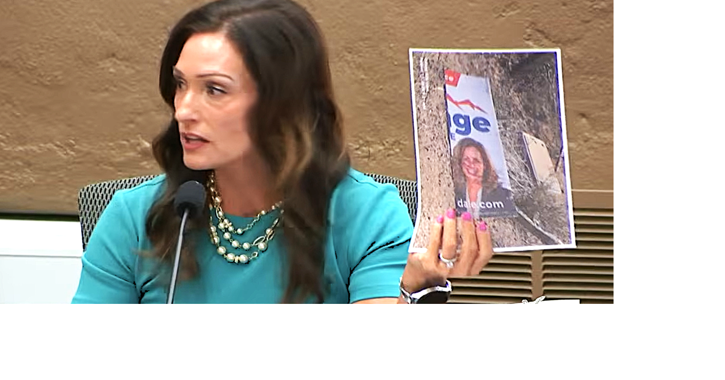 Scottsdale councilwomen spar over campaign signs